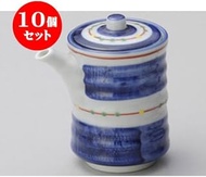 Komasuji Jujiji (Large) Set of 10 Seasonings (9.2 x 6.4 x 10.2 cm 200cc) for Restaurants, Inns, Rest