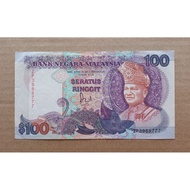 Malaysia Old Series RM100 Old Banknote Siri 6 For Collection Only