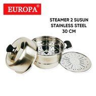 EUROPA STEAMER POT STAINLESS STEEL 28 CM 30cm &32cm PANCI DANDANG