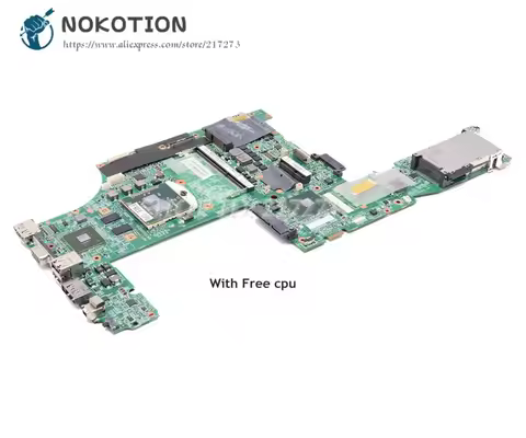 NOKOTION For Lenovo Thinkpad T510 Laptop Motherboard NVS 3100M 63Y1878 48.4CU06.031 48.4CU02.051 Mai