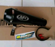 silincer knalpot M4 black