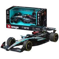 F1 W14 E & W15  #44 1/43 Scale Diecast Model Car - 2025 & 2024 Season Official Display Box Collector