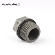 【Small Tools】 10pcs NuoNuoWell PVC 1/2 quot; Male Thread Plug Hexagon End Cap Hose end Connector Sealing up Pipe Fish Tank Stop water Adapter