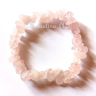 Pebble Stone Bracelet Stone Bracelet Rose Quartz