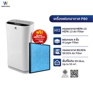 Worldtech เครื่องฟอกอากาศ Air Purifier มอก.รับรอง รุ่น WT-P80 พื้นที่ 40-55 ตรม. ประกัน1 ปี