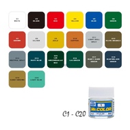 Paint Mr Hobby Mr Color C1 - C20