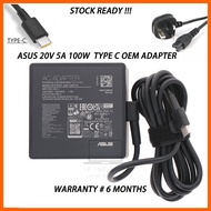 ASUS 20V 5A TYPE-C 100W ROG Zephyrus G14 G15 GA401 GA401Q GA402R GA503R GA503Q LAPTOP CHARGER ADAPTE