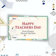 kartu ucapan selamat hari guru/teacher day/happy teacher day - d7