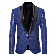 Shiny Sequin Mens Suit Casual Style Autumn Winter New Arrival Special Offer X51 Brand Leisure Fashio