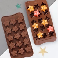 Star-shaped chocolate mold