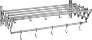 Towel Rack 304 Stainless Steel Towel Rack Holder Bathroom Adjustable Folding Wall Mounted Towel Rail