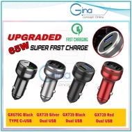 🔥FAST CHARGE 65W 🔥Car Charger fast charging adapter 65W Output 3.0 Quick Charging Dual port USB type