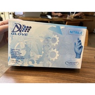 Synthetic Blue Nitrile Gloves Without Powder size M (10 Boxes / Carton)