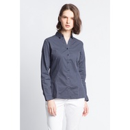 KEMEJA VALINO LADIES Shirt Women's Long Sleevebiru - D-XBC107-Z5