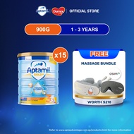 [Bundle of 15] Aptamil Gold+ Stage 3 Growing Up Milk (900g)