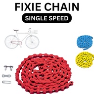 Fixie Chain Bicycle colourful 98L/Rantai Basikal fixie 98L