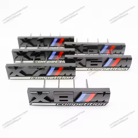 3D ABS Car Front Grille Badge Emblem For BMW M XM2 XM3 XM4 X5M XM6 M7 F48 G01 E84 E83 F39 F10 F30 G1