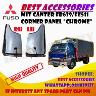 MIT CANTER FB639/FE511 CORNER PANEL "CHROME" HIGH QUALITY