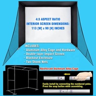 Well-made Factory Price Professional Grade Golf Simulator Enclosure Indoor Golf Training Cage Simula