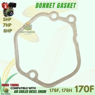 Bonnet Gasket 170F, 178F, 178H, 5HP, 7HP, 8HP Air Cooled Diesel Engine