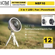 Nitecore NEF10 Wireless LED FAN Powerbank (10,000mAh)