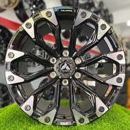 4x4 Sport Rim Raxer Road-Off Volcano V62 Wheels 18 Inch 9.5JJ 6H139 ET+5 Tinted Glossy Black