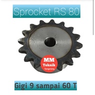 Sprocket RS 80 x 12 T Gear Chain Single Gear Z 12T RS80 -1 80Z12 80X12T 80-1 type B Sprocket spr Sin