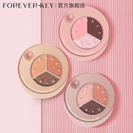 100% authentic Foreverkey three-color eyeshadow palette