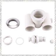 (UTVR) 1 PCS 1.5Inch Massage Jet Swimming Pool Nozzle White Accessory Pool Bathtub SPA Hot Tub Equip