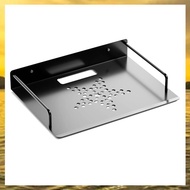 (HIMK) Projector Shelf Floating Entertainment Center Shelves Dvd Player Shelf Metal Router Rack Shel