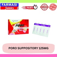 PORO SUPPOSITORY 125MG