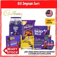 (Ready Stock) EIS Cadbury Dairy Milk Chocolate Eclairs 130g/405g Neap Jar Coklat Cadbury Chocolate