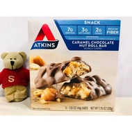 [Sunny Buy] Atkins Snack Bars Caramel Chocolate Nut Flavor Nutrition 44g/5pcs