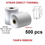 Latest Import Ennwen LL5 Barcode Label 1x15mm Sticker Direct Thermal 1x15cm A6 Roll 5pcs