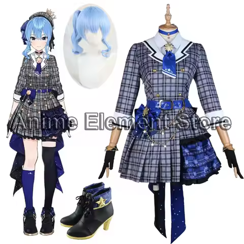 Virtual YouTuber VTuber Hololive Hoshimachi Hosimati Suisei Outfits Cosplay Costumes Halloween Full 