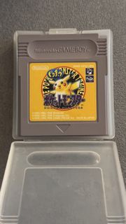 Gameboy Game 寵物小精靈比卡超版黃 版遊戲帶