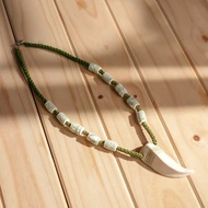 【原風藝站】陶製山豬牙項鏈 | 森林獠牙 | 原住民 族服 台灣印象