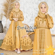 GPA - Setelan Baju Model India Muslim / Buat Anak Perempuan 6-8 tahun / Gamis Anak Motif Bordir / Celana Anak / Depika Kids GOOD QUALITY