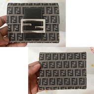 Dompet Wallet Fendi Zucca - Bekas Second Preloved Original Authentic