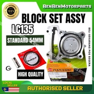 YAMAHA LC135 BLOCK SET PISTON RING PIN ASSY STD STANDARD 54MM ORIGINAL DAIYASHO HIGH QUALITY