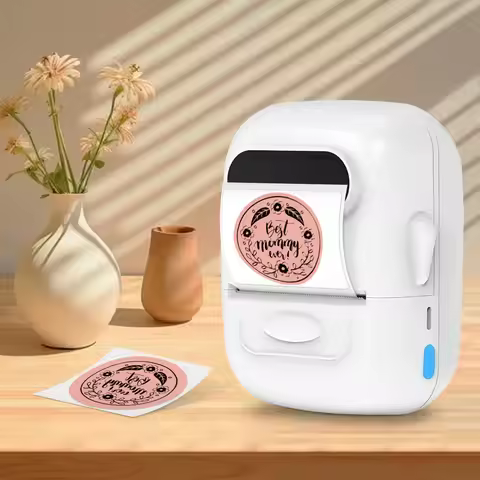 Wireless Label Printer Marklife P50 Portable Adhesive Sticker Printer Mini Inkless Bluetooth Label M