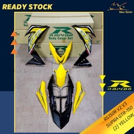 [READY STOCK] COVERSET/BODYSET HONDA RS150/RS150R V2 SUPRA GTR-150 (2) YELLOW