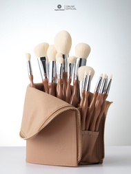 SUPERMOM l Ultimate make-up brush set เซตแปรงแต่งหน้า ด้ามPS ขนสังเคราะห์ เกรดกลาง-สูง 15 ด้าม