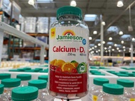［加拿大代購］Jamieson Calcium 250mg + D3 400IU軟糖110粒