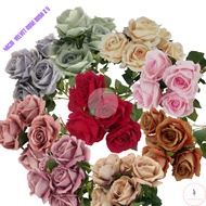 RM 11.99 ! Artificial Velvet Rose Bush /Bunga Rose Hiasan /Home Decor /Wedding Decor