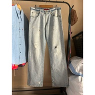 Euro Eagle Jeans / Distressed Denim fit 35
