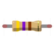 Perintang / Resistor 0.25W 5% (470R)  470 ohm 470ohm[10pcs]