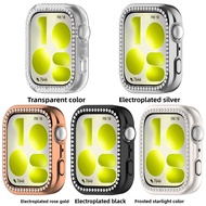 Bling Hollow out Protector iWatch Series Bumper For Apple Watch Series Case 12 11 10 46mm 42mm for i