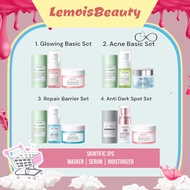 LemoisBeauty- SKINTIFIC Package 3pcs Set bundle get MUGWORT Clay Stick glowing basic set & acne basi