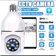 Cctv camera V380 pro 360 degree wireless wifi camera lamp